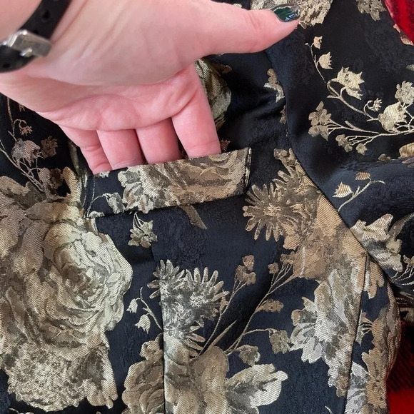 Black and gold sports coat 'Marckus Raylond' two button - size L - Picture 8 of 16